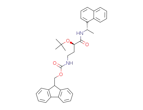 [3-tert-butoxy-3-(1-naphthalen-1-yl-ethylcarbamoyl)-propyl]-carbamic acid 9H-fluoren-9-ylmethyl ester