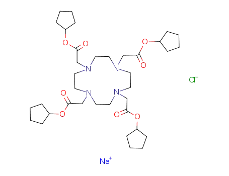 1,4,7,10-tetrakis[(cyclopentoxycarbonyl)methyl]-1,4,7,10-tetraazacyclododecane-NaCl complex