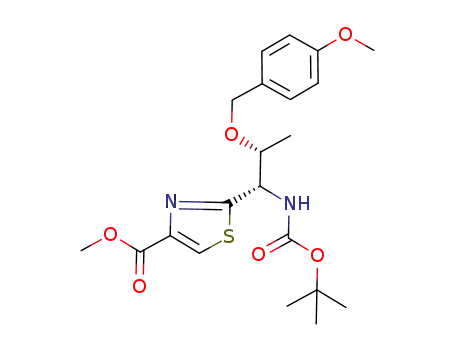 methyl 2-[(S)-1-(tert-butoxycarbonylamino)-(R)-2-(4-methoxybenzyl)propyl]thiazole-4-carboxylate