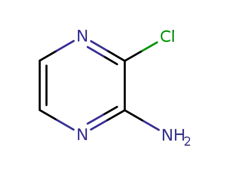 Molecular Structure of 6863-73-6 (2-Amino-3-chloropyrazine)