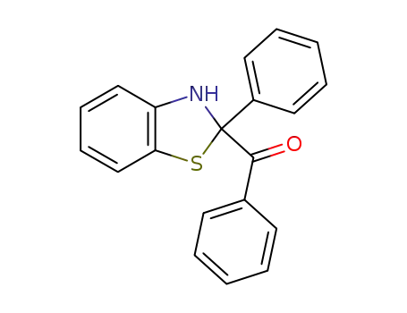 Molecular Structure of 6125-26-4 (Methanone, phenyl(2-phenyl-2(3H)-benzothiazolyl)-)