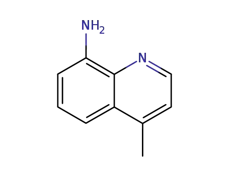 Molecular Structure of 62748-01-0 (8-Amino-4-methylquinoline)