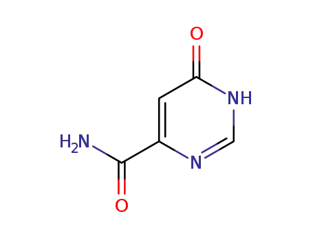 Molecular Structure of 98024-63-6 (4-Pyrimidinecarboxamide, 1,6-dihydro-6-oxo- (6CI))