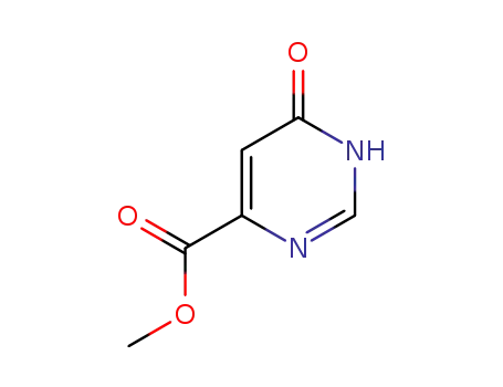 Molecular Structure of 7399-93-1 (Methyl 6-HydroxypyriMidine-4-carboxylate)