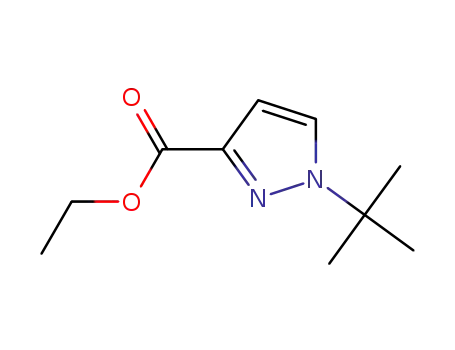 Molecular Structure of 682757-49-9 (ethyl 1-tert-butyl-1H-pyrazole-3-carboxylate)