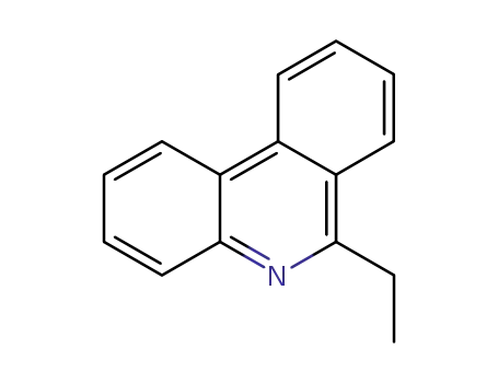 Molecular Structure of 13362-58-8 (Phenanthridine, 6-ethyl-)