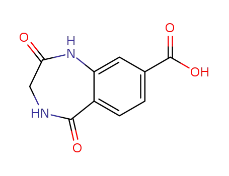 Molecular Structure of 195985-12-7 (8-CARBOXYLIC-3H-1,4-BENZODIAZEPIN-2,5-(1H,4H)-DIONE)