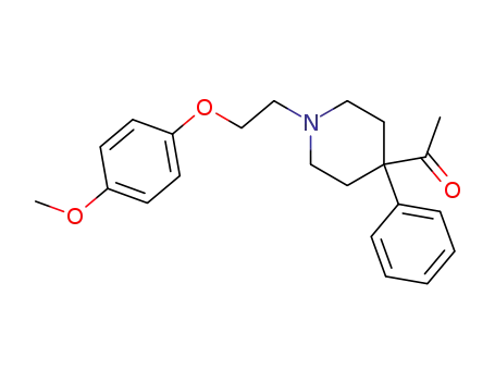4-acetyl-1-(2-(4-methoxyphenoxy)ethyl)-4-phenylpiperidine