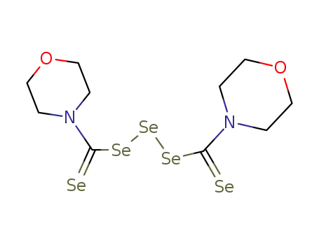 Molecular Structure of 77938-12-6 (Morpholine, 4,4'-(triselenodicarbonoselenoyl)bis-)
