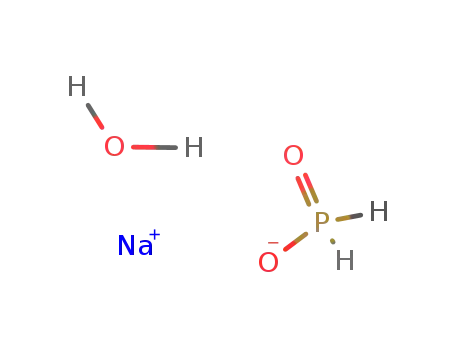 Molecular Structure of 10039-56-2 (Sodium hypophosphite monohydrate)
