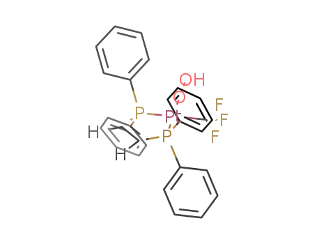 [(1,1',2,2'-bisdiphenylphosphinoethylene)Pt(CF3)(OOH)]