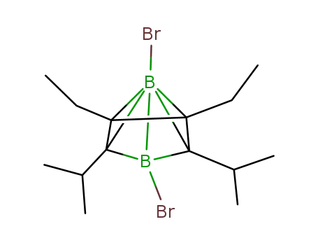 3,4-diethyl-2,5-diisopropyl-1,6-dibromo-2,3,4,5-tetracarba-nido-hexaborane(6)