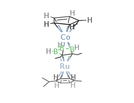 (p-isopropyltoluene)Ru(Et2C2B3H3)CoC5H5
