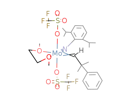 Mo(N-2,6-i-Pr2C6H3)(CHCMe2Ph)(OTf)2(DME)