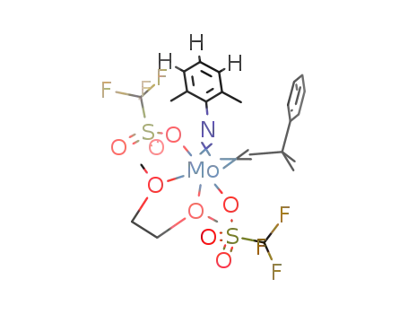 Mo(N-2,6-Me2-C6H3)(CHCMe2Ph)(OTf)2*dimethoxyethane