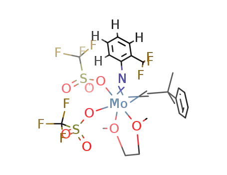 Mo(N-2-CF3C6H4)(CHCMe2Ph)(OTf)2(dme)