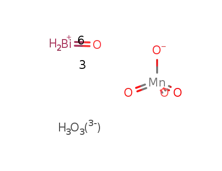 6BiO(1+)*3OH(1-)*3MnO4(1-)={Bi6O6}(OH)3(MnO4)3