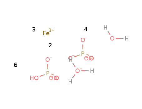 oxonium iron(III) orthophosphate hydrate