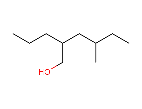 Molecular Structure of 66256-62-0 (4-methyl-2-propylhexan-1-ol)