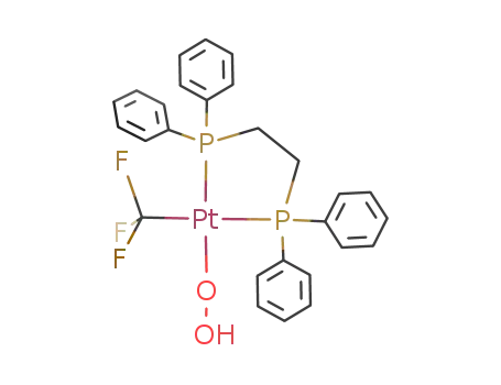 [(1,1',2,2'-bisdiphenylphosphinoethane)Pt(CF3)(OOH)]