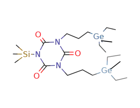 Molecular Structure of 112343-03-0 (1,3,5-Triazine-2,4,6(1H,3H,5H)-trione,
1,3-bis[3-(triethylgermyl)propyl]-5-(trimethylsilyl)-)
