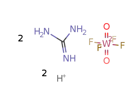 guanidinium tetrafluorodioxowolframate