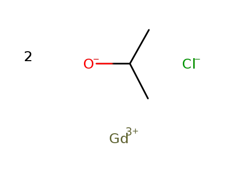 Gd(3+)*Cl(1-)*2OCH(CH3)2(1-)=GdCl(OCH(CH3)2)2