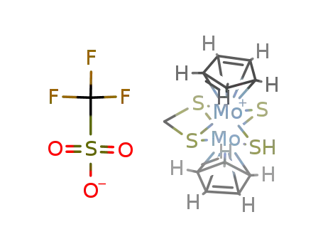 [(η5-C5H5)Mo(μ2-S2CH2)(μ-S)(μ-SH)Mo(η5-C5H5)](OSO2CF3)
