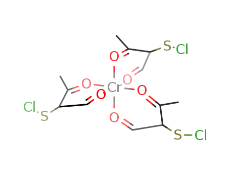 tris(2-chlorosulfenyl-1,3-butanedionato)chromium(III)