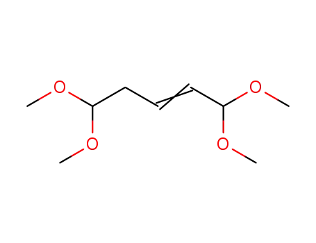 Molecular Structure of 1116-86-5 (2-Pentene, 1,1,5,5-tetramethoxy-)