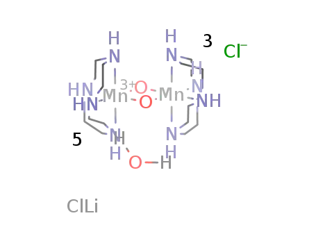 di-μ-oxo-bis(1,4,7,10-tetraazacyclododecane)dimanganese(III,IV) chloride lithium chloride pentahydrate