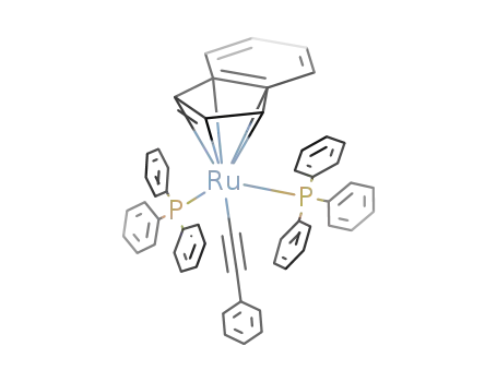 (η5-indenyl)(η1-phenylacetylide)bis(triphenylphosphine)ruthenium