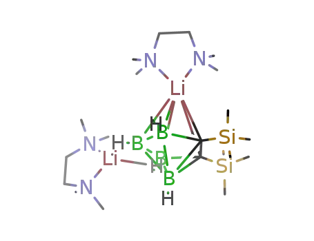 exo-Li(N,N,N',N'-tetramethylethylenediamine)-1-Li(N,N,N',N'-tetramethylethylenediamine)-2,3-(SiMe3)2-2,3-C2B4H4