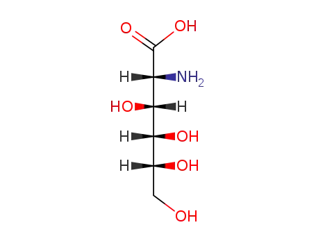 Molecular Structure of 3646-68-2 (D-Glucosamic acid)