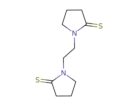 Molecular Structure of 91006-19-8 (2-Pyrrolidinethione,  1,1-(1,2-ethanediyl)bis-)