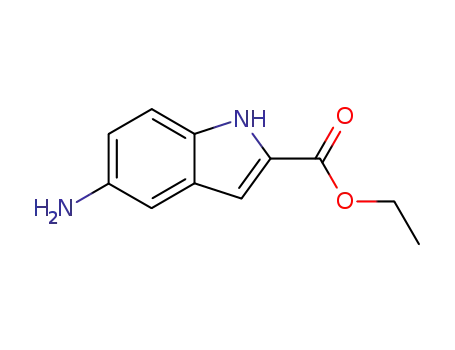Molecular Structure of 71086-99-2 (5-AMINO-2-INDOLE CARBOXYLIC ACID)