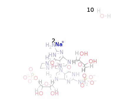 disodium(ethylenediamine)bis(guanosine-5'-phosphato)platinum(II) decahydrate