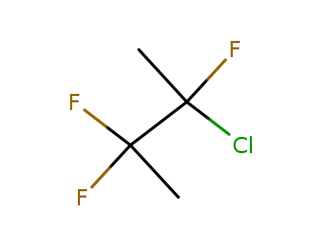 Molecular Structure of 374-06-1 (Butane, 2-chloro-2,3,3-trifluoro-)