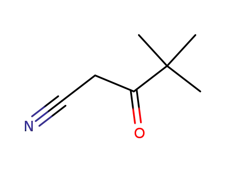 Molecular Structure of 59997-51-2 (Pivaloylacetonitrile)