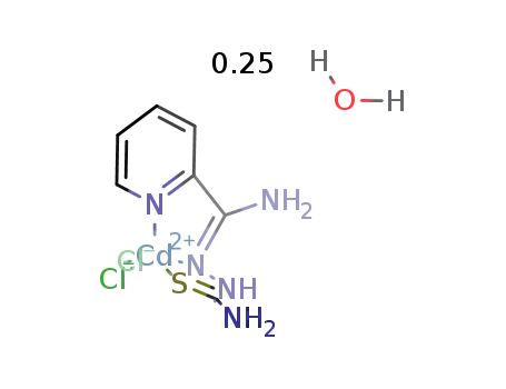 [(2-pydidineformamide thiosemicarbazone)Cl2]*0.25H2O