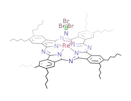 Re(octa-n-pentylphthalocyaninato)(NBBr3)