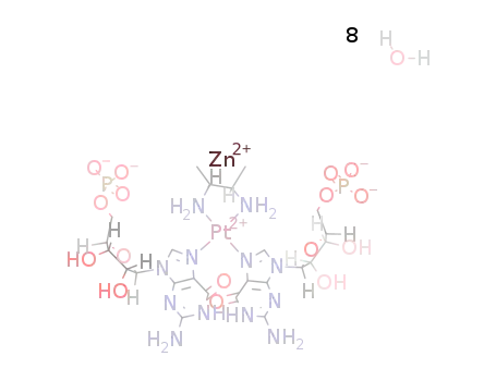 Zn[Pt(S,S-2,3-diaminobutane)(guanosine-5'-monophosphate)2] * 8 H2O