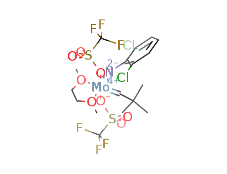 Mo(N-2,6-Cl2-C6H3)(CHCMe3)(OTf)2(DME)