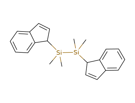 Molecular Structure of 221392-72-9 (Disilane, 1,2-di-1H-inden-1-yl-1,1,2,2-tetramethyl-)