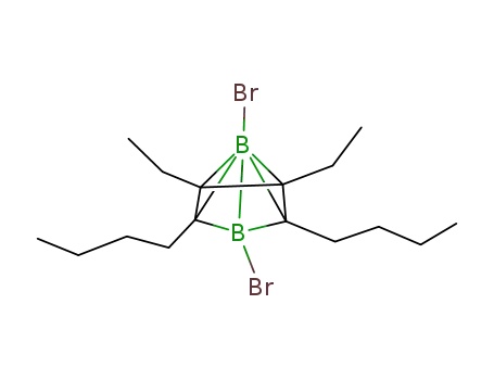1,6-dibromo-2,5-dibutyl-3,4-diethyl-2,3,4,5-tetracarba-nido-hexaborane(6)