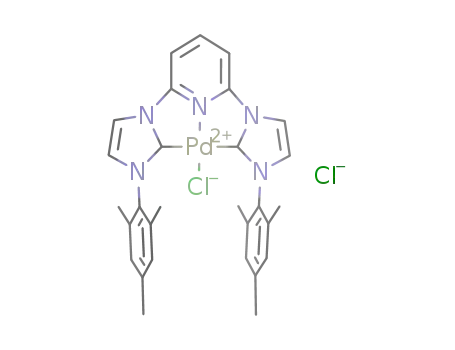 ((2,6-bis[3-(mesityl)imidazol-2-ylidene]pyridine)(chloro)palladium) chloride