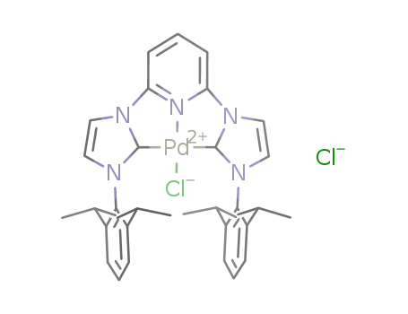 ((2,6-bis[3-(2,6-diisopropylphenyl)imidazol-2-ylidene]pyridine)(chloro)palladium) chloride