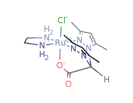[Ru(((bis(3,5-dimethylpyrazol-1-yl)acetate)(ethylenediamine)(Cl)]