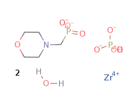zirconium [N-(phosphonomethyl)morpholine-phosphate] dihydrate