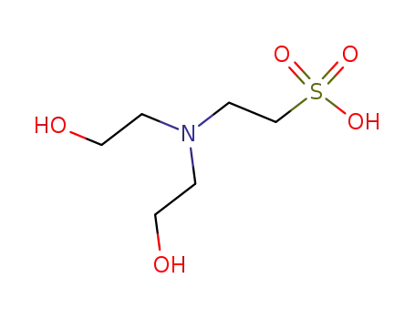 Molecular Structure of 10191-18-1 (Ethanesulfonic acid,2-[bis(2-hydroxyethyl)amino]-)